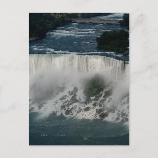 Amerikaanse Niagara-Herfsten: Uitzicht van de luch Briefkaart (Voorkant)
