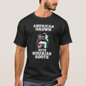 Amerikaanse Nigeriaanse wortels T-shirt (Voorkant)