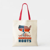 Amerikaanse Noorse Canvas tas (Achterkant)