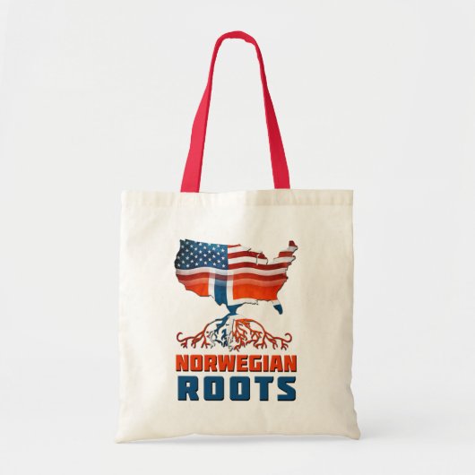 Amerikaanse Noorse Canvas tas (Voorkant)