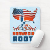 Amerikaanse Noorse rots Mousemat Muismat (Met muis)