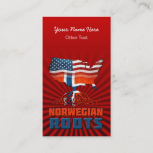 Amerikaanse Noorse Visitekaartjes