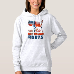 Amerikaanse Noorse wortels Hoodie