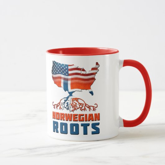 Amerikaanse Noorse wortels Mok (Rechts)