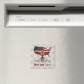 Amerikaanse Northern Irish Roots Magnet (Insitu (Vaatwasser))