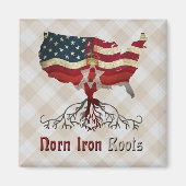 Amerikaanse Northern Irish Roots Magnet (Voorkant)