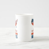 Amerikaanse Norwegian Roots Cup Porselein Kop (Voorkant)