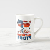 Amerikaanse Norwegian Roots Cup Porselein Kop (Rechts)