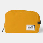 Amerikaanse nostalgie klassiek eenvoudige minimale toilettasje (Achterkant)