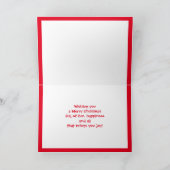 Amerikaanse Oekraïense kerstboom Feestdagen Kaart (Binnen)