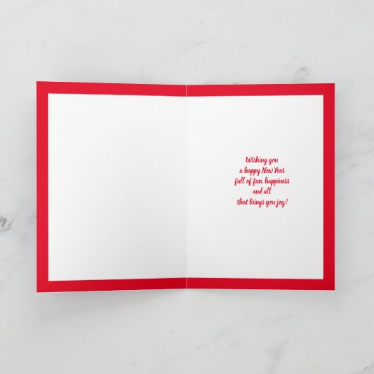 Amerikaanse Oekraïense kerstboom Kaart (Binnen)