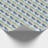 Amerikaanse Oekraïense rots Cadeaupapier (Hoek)