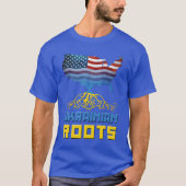 Amerikaanse Oekraïense rots T-Shirts (Voorkant)