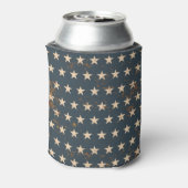 Amerikaanse Old Glory 4 juli sterren Blikjeskoeler (Blikje Achterkant)