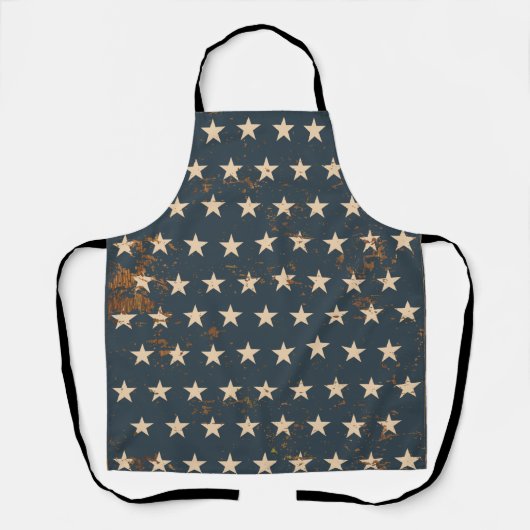 Amerikaanse Old Glory 4 juli sterren Schort (Voorkant)
