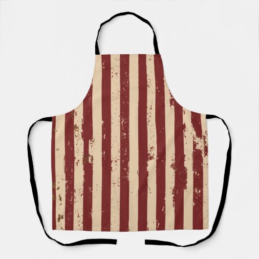 Amerikaanse Old Glory 4 juli strepen  Schort (Voorkant)