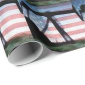 Amerikaanse olie cadeaupapier (Rol Hoek)
