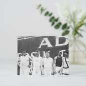 Amerikaanse Olympiërs in Stockholm, 1912 Briefkaart (Staand voorkant)