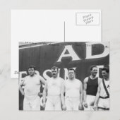 Amerikaanse Olympiërs in Stockholm, 1912 Briefkaart (Voorkant / Achterkant)