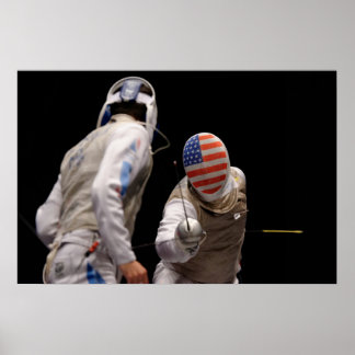 Amerikaanse omheining poster