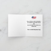 Amerikaanse Onafhankelijkheidsdag, 4 juli Kaart (Binnen)