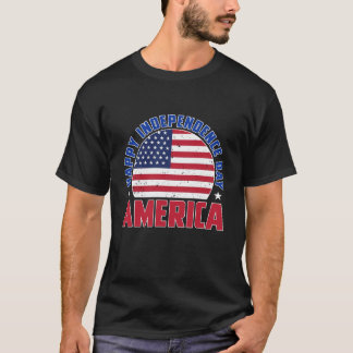 Amerikaanse onafhankelijkheidsdag 4 juli t-shirt