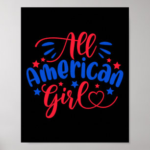 Amerikaanse Onafhankelijkheidsdag 4 juli Verenigde Poster