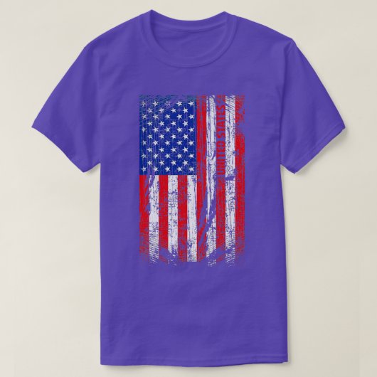 Amerikaanse Onafhankelijkheidsdag 4 juli Verenigde T-shirt (Design voorkant)