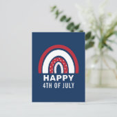 Amerikaanse Onafhankelijkheidsdag 4e juli Amerikaa Feestdagenkaart (Staand voorkant)