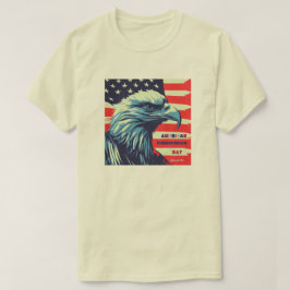 Amerikaanse Onafhankelijkheidsdag Amerikaanse Zeea T-shirt