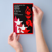 Amerikaanse Onafhankelijkheidsdag Flyer (Hand)