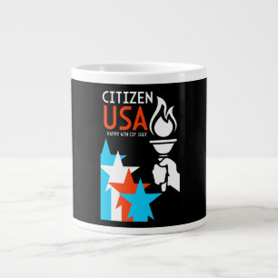 Amerikaanse Onafhankelijkheidsdag Grote Koffiekop