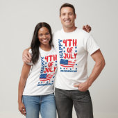 Amerikaanse Onafhankelijkheidsdag Happy Independen T-shirt (Unisex)