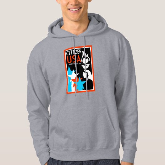 Amerikaanse Onafhankelijkheidsdag Hoodie (Voorkant)