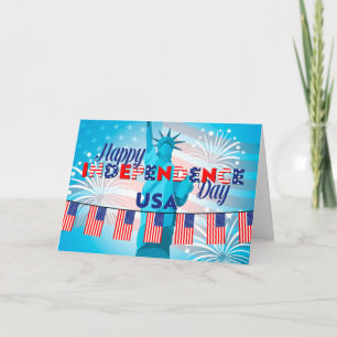 Amerikaanse Onafhankelijkheidsdag Kaart