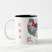 Amerikaanse Onafhankelijkheidsdag Koffie Mok (Links)