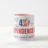 Amerikaanse Onafhankelijkheidsdag Mok – 4 juli (Midden)