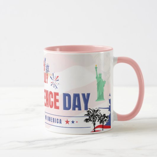 Amerikaanse Onafhankelijkheidsdag Mok – 4 juli (Rechts)