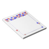 Amerikaanse Onafhankelijkheidsdag Patriottische St Notitieblok (Schuin)