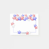 Amerikaanse Onafhankelijkheidsdag Patriottische St Post-it® Notes (Voorkant)