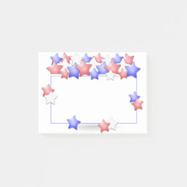 Amerikaanse Onafhankelijkheidsdag Patriottische St Post-it® Notes