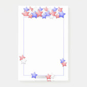 Amerikaanse Onafhankelijkheidsdag Patriottische St Post-it® Notes (Voorkant)