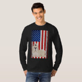 Amerikaanse Onafhankelijkheidsdag Sjabloon 4 juli  T-shirt (Voorkant volledig)