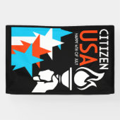 Amerikaanse Onafhankelijkheidsdag Spandoek (Horizontaal)