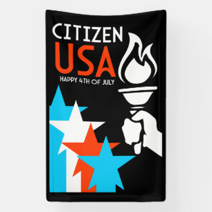 Amerikaanse Onafhankelijkheidsdag Spandoek