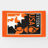 Amerikaanse Onafhankelijkheidsdag Spandoek (Horizontaal)
