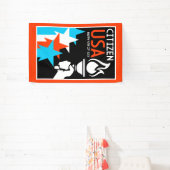 Amerikaanse Onafhankelijkheidsdag Spandoek (Insitu)