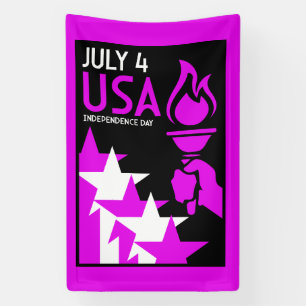 Amerikaanse Onafhankelijkheidsdag Spandoek