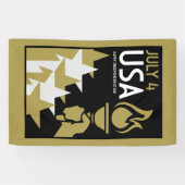 Amerikaanse Onafhankelijkheidsdag Spandoek (Horizontaal)