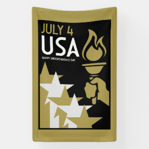 Amerikaanse Onafhankelijkheidsdag Spandoek